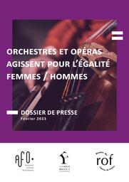 Orchestres et opéras agissent pour l’égalité femmes / hommes | 