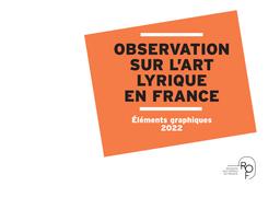 Observation sur l'art lyrique en France - Éléments graphiques 2022 | 